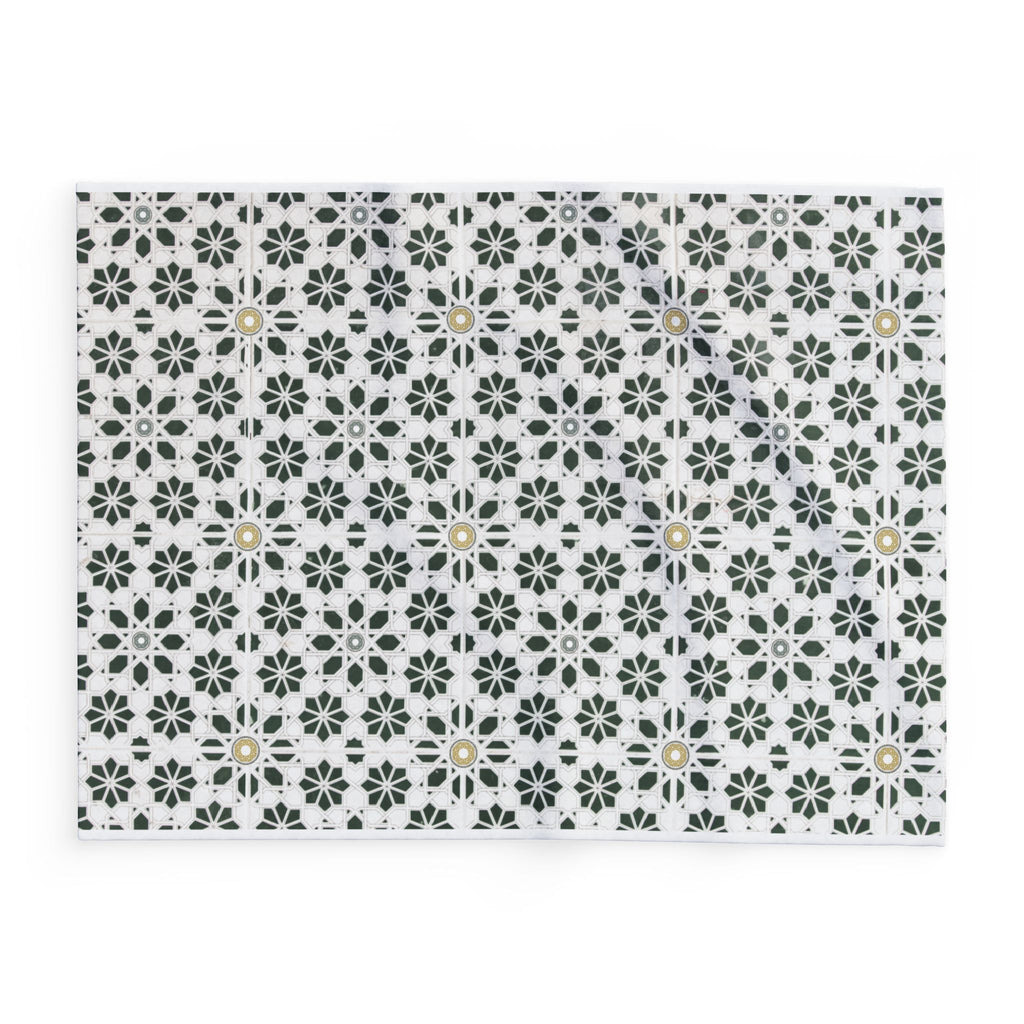 Arctic Fleece Blanket — Nordic Snowflake Floral Pattern Cozy Throw