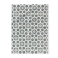 Arctic Fleece Blanket — Nordic Snowflake Floral Pattern Cozy Throw