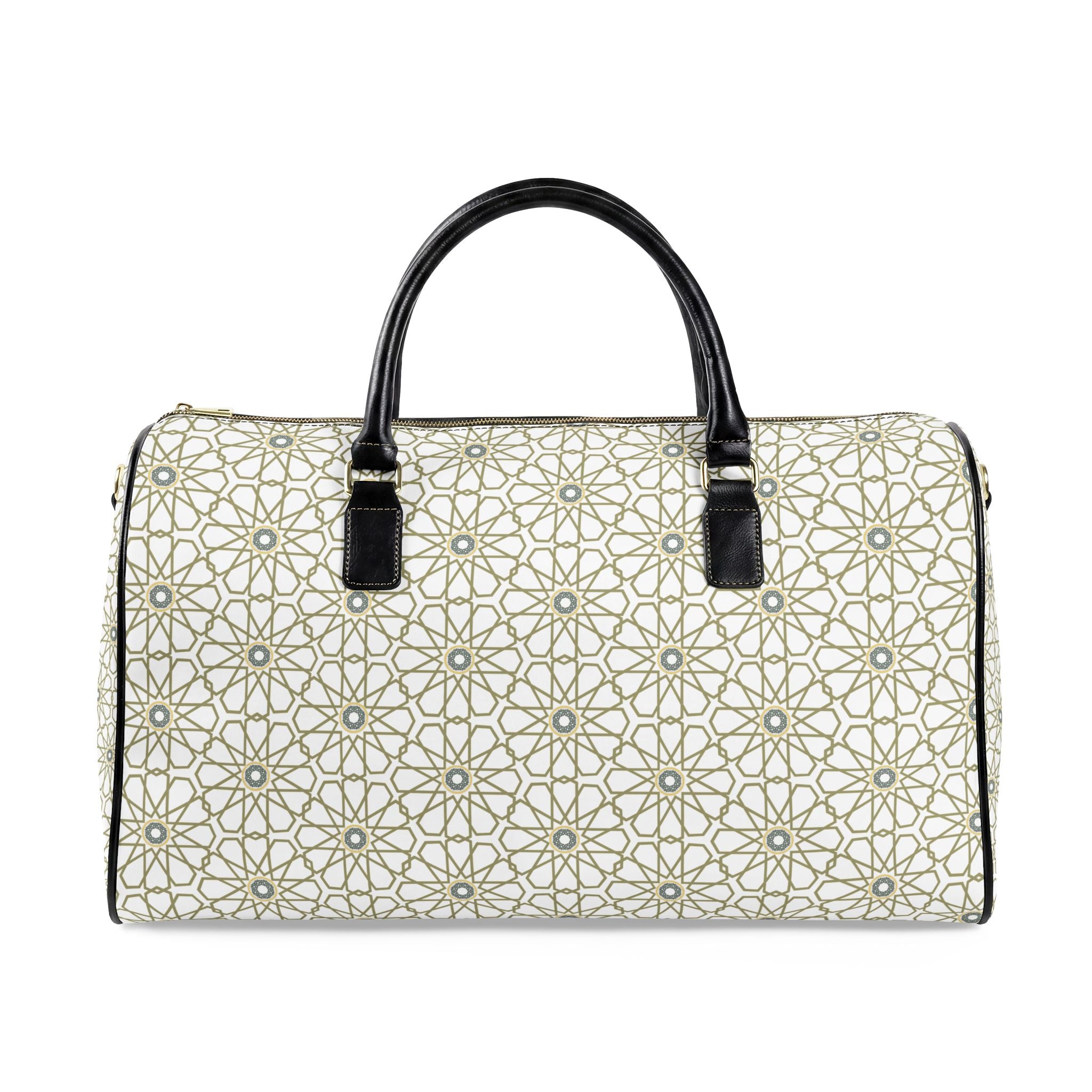 Faux Leather Travel Bag
