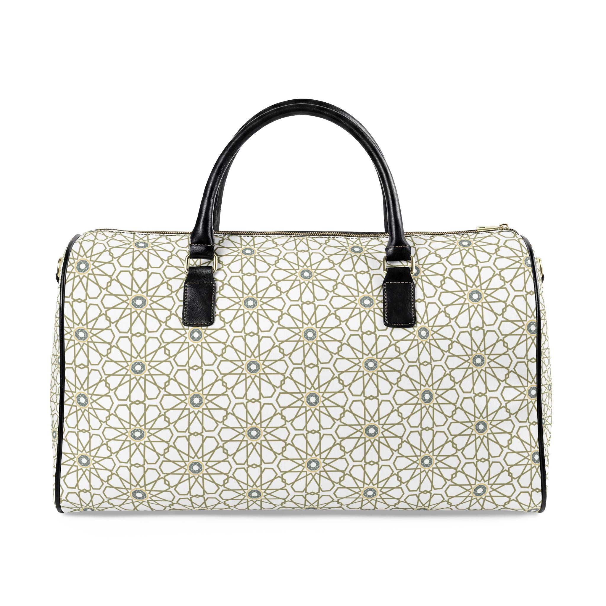 Faux Leather Travel Bag